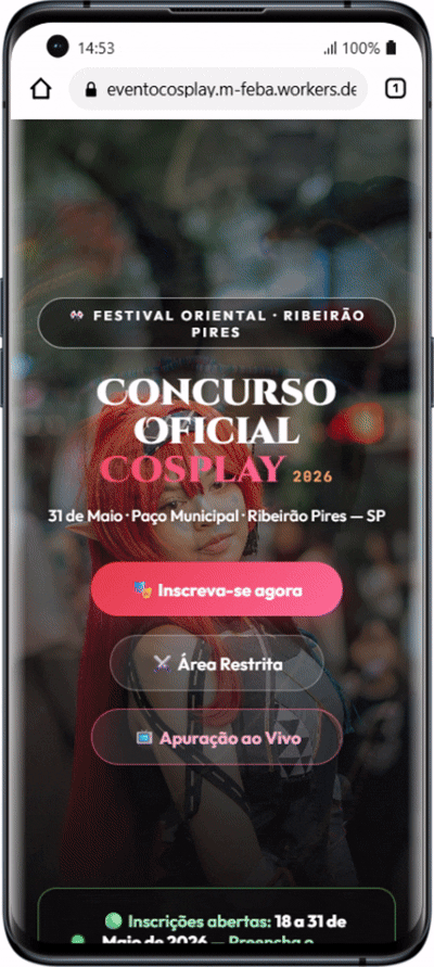 Demo Concurso Cosplay